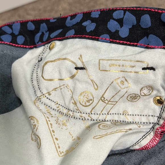 Kate Spade Women’s Broome Street Cheetah Patterned Jeans / Size 32 / Made in USA - Picture 7 of 11